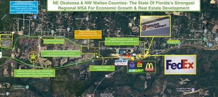 15000 US 90 W Hwy, Defuniak Springs, FL for lease Aerial- Image 2 of 18