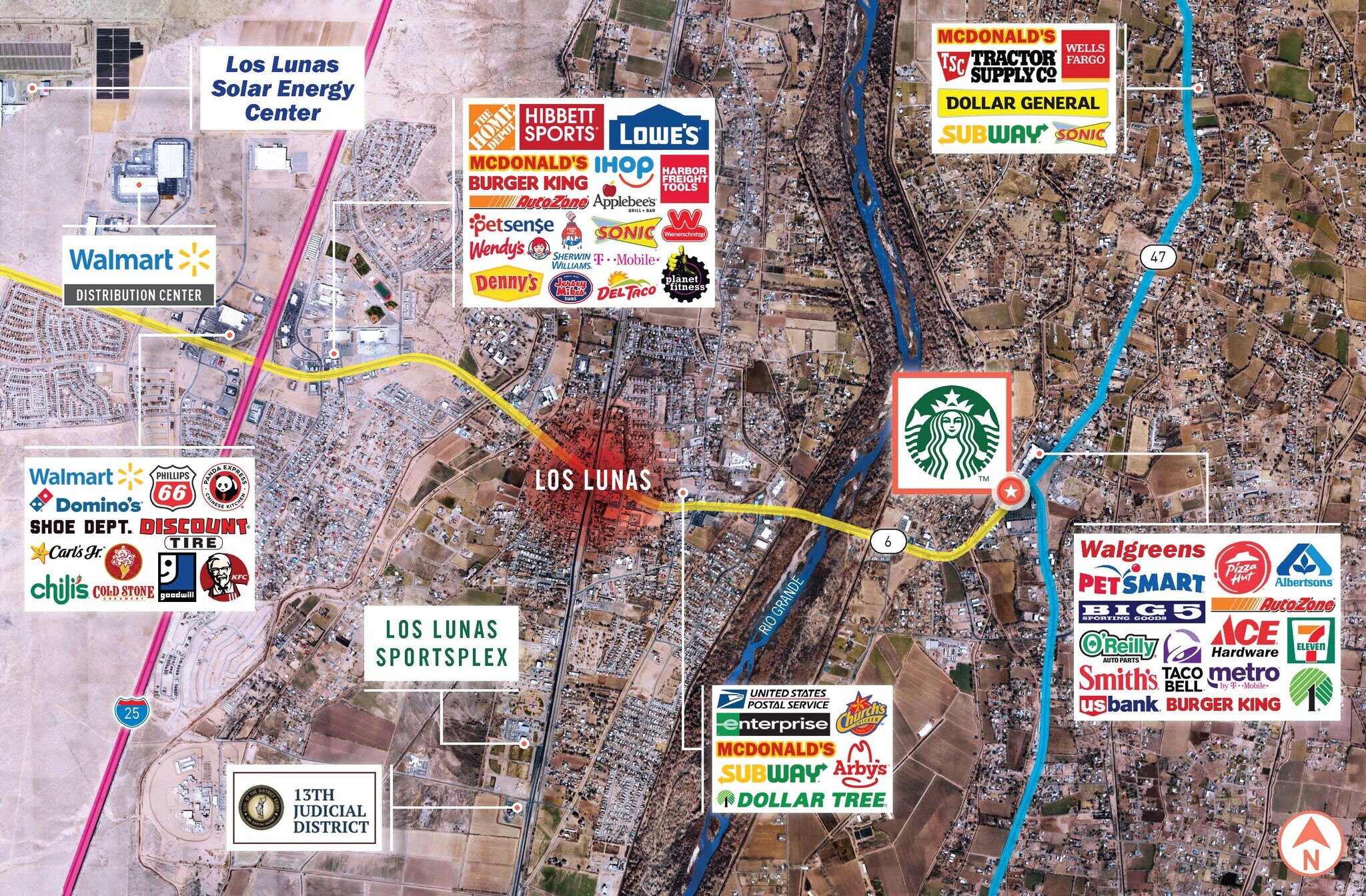 Main Street NE NM Hwy 47, Los Lunas, NM 87031 Starbucks New 10