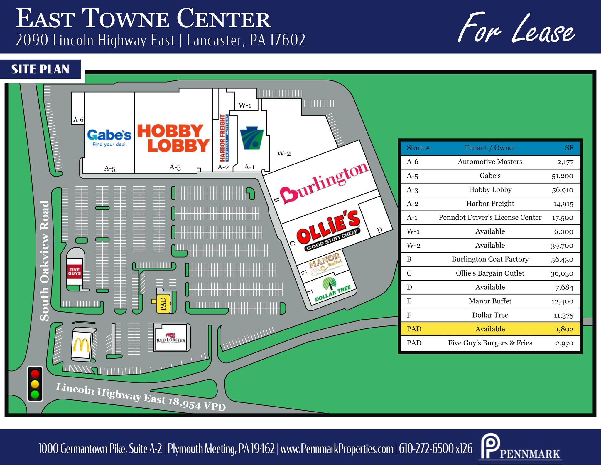 2090 E Lincoln Hwy, Lancaster, PA for lease Site Plan- Image 1 of 6