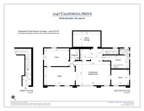 1145 California Dr, Burlingame, CA for lease Floor Plan- Image 2 of 19