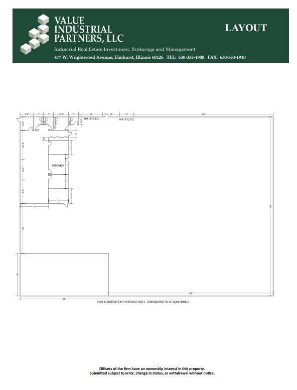 471 Lively Blvd, Elk Grove Village, IL for lease Floor Plan- Image 1 of 1