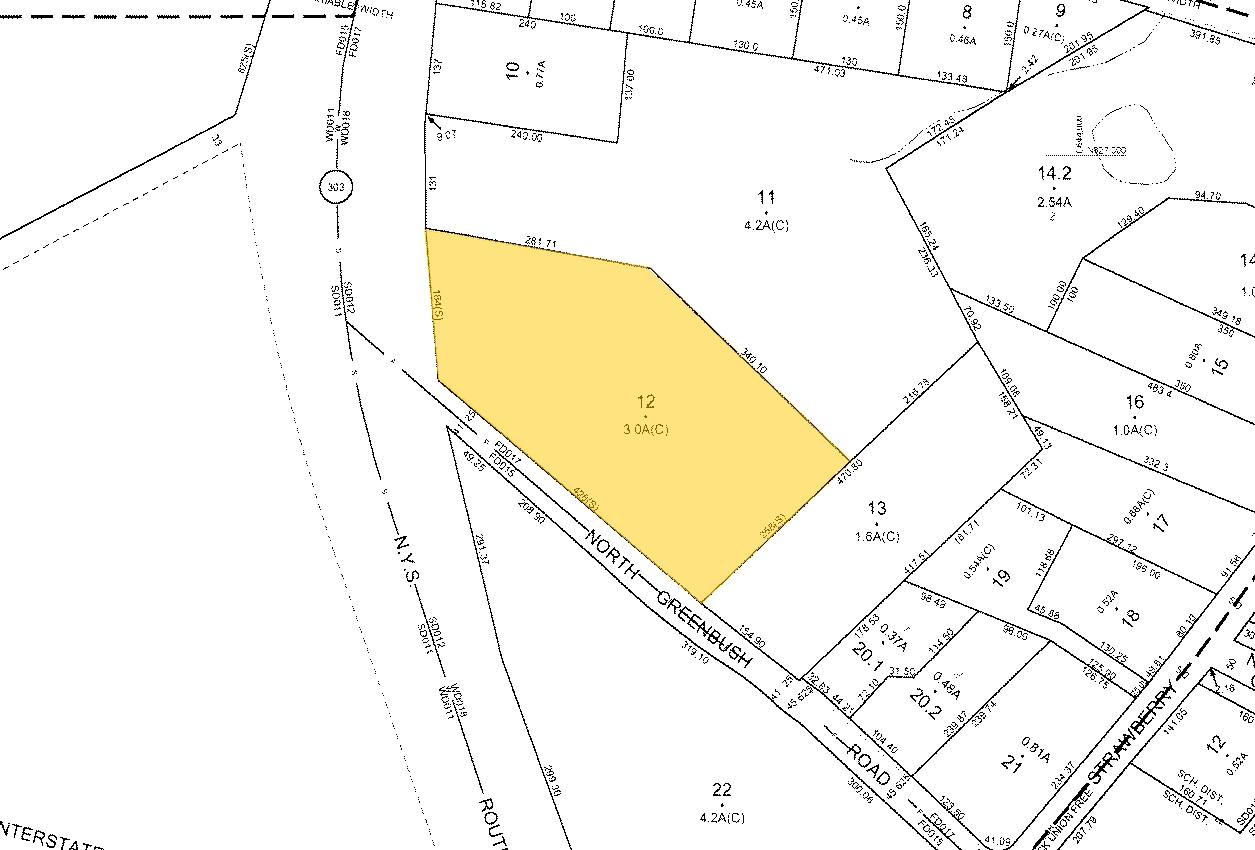 200 N Route 303, West Nyack, NY for sale Plat Map- Image 1 of 1