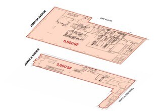 161-21 Jamaica Ave, Jamaica, NY for lease Floor Plan- Image 2 of 2
