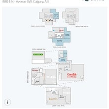 880 16th Ave SW, Calgary, AB for lease Floor Plan- Image 2 of 2