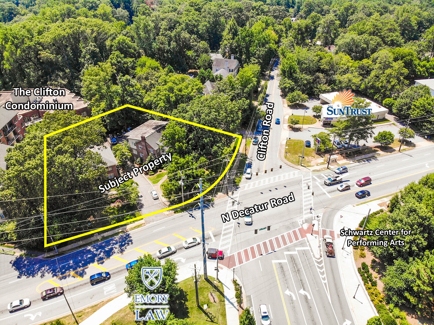 1707 N Decatur Rd NE, Atlanta, GA for sale Aerial- Image 1 of 1
