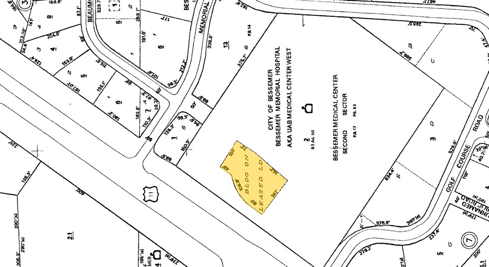 975 9th Ave SW, Bessemer, AL for lease - Plat Map - Image 3 of 6