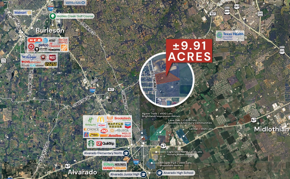 1220 N Cummings dr, Alvarado, TX 76009 - 240 Units on ±9.91 Acres in