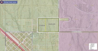211th Ave & Dove Valley Rd, Wittmann, AZ - AERIAL  map view - Image1