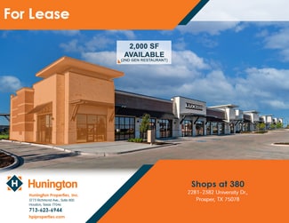 More details for 2281 E University Dr, Prosper, TX - Retail for Lease