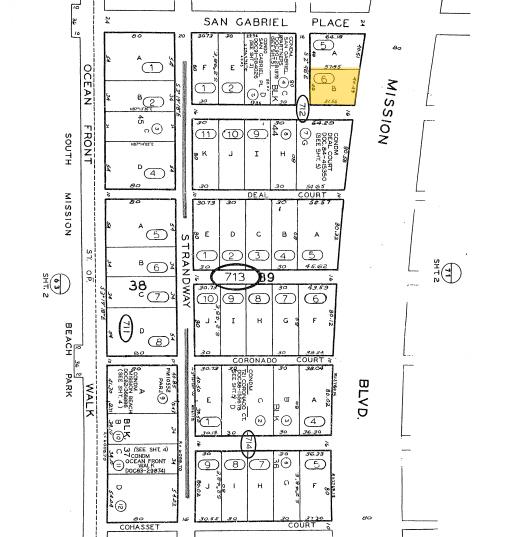 2886-2888 Mission Blvd, San Diego, CA for lease - Plat Map - Image 2 of 25