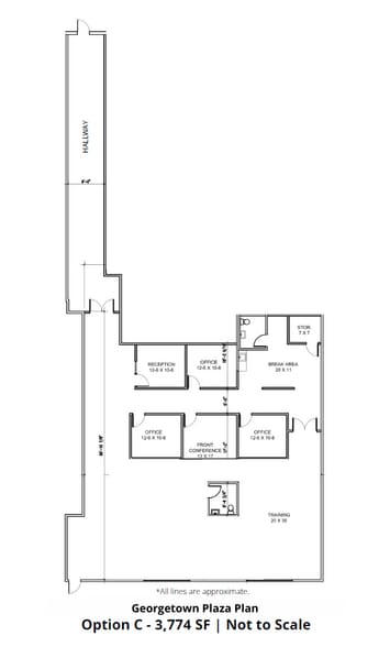 505 W University Ave, Georgetown, TX for lease - Floor Plan - Image 2 of 6
