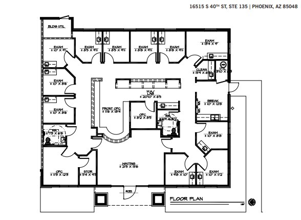 16515 S 40th St, Phoenix, AZ for lease Floor Plan- Image 1 of 1