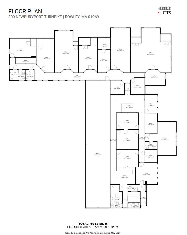 300 Newburyport Tpke, Rowley, MA for lease Floor Plan- Image 1 of 8
