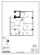 2200 Yonge St, Toronto, ON for lease Floor Plan- Image 1 of 1