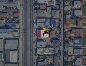 10036-10038 S Western Ave, Los Angeles, CA - AERIAL  map view