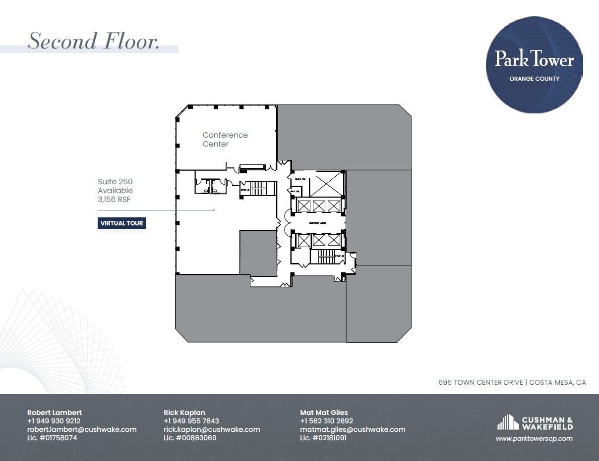 600 Anton Blvd, Costa Mesa, CA for lease Floor Plan- Image 1 of 1