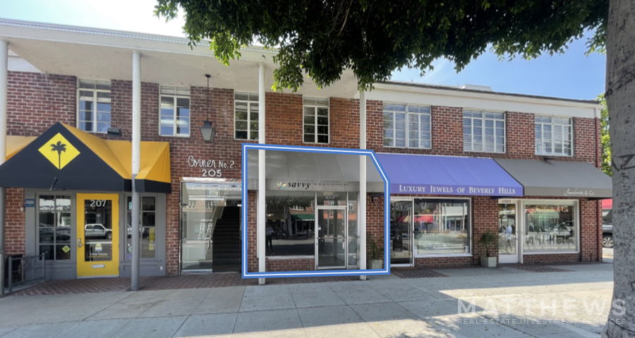 201-207 S Beverly Dr, Beverly Hills, CA for lease Building Photo- Image 1 of 4