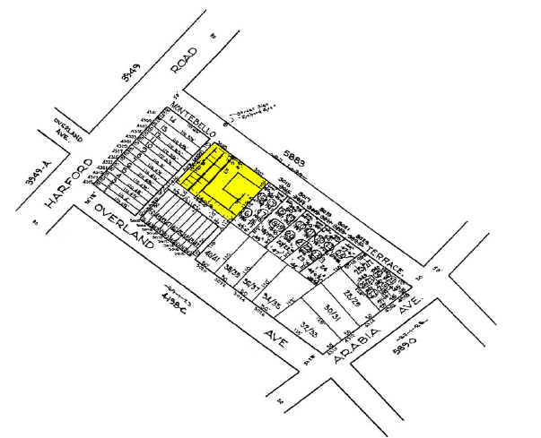 3003-3013 Montebello Ter, Baltimore, MD for lease - Plat Map - Image 3 of 6