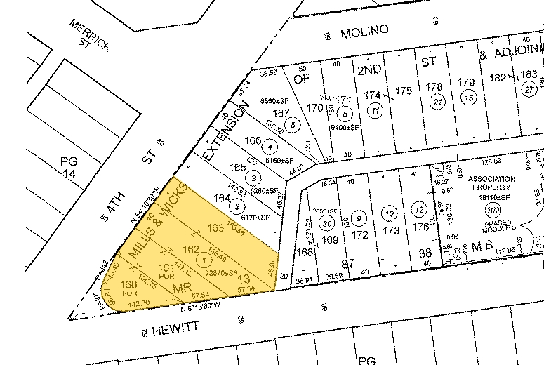 940-944 E 4th St, Los Angeles, CA for lease - Plat Map - Image 3 of 3