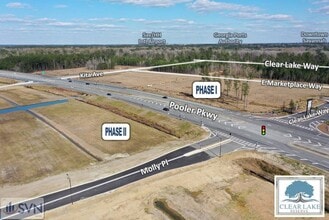 Clear Lake Way, Pooler, GA - AERIAL  map view - Image1