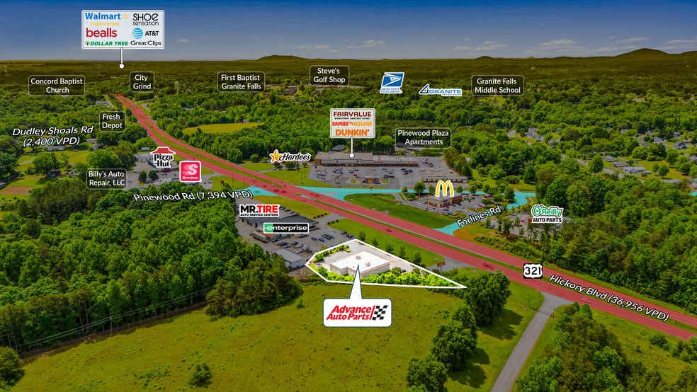 3918 Hickory Blvd, Granite Falls, NC for sale - Building Photo - Image 3 of 5