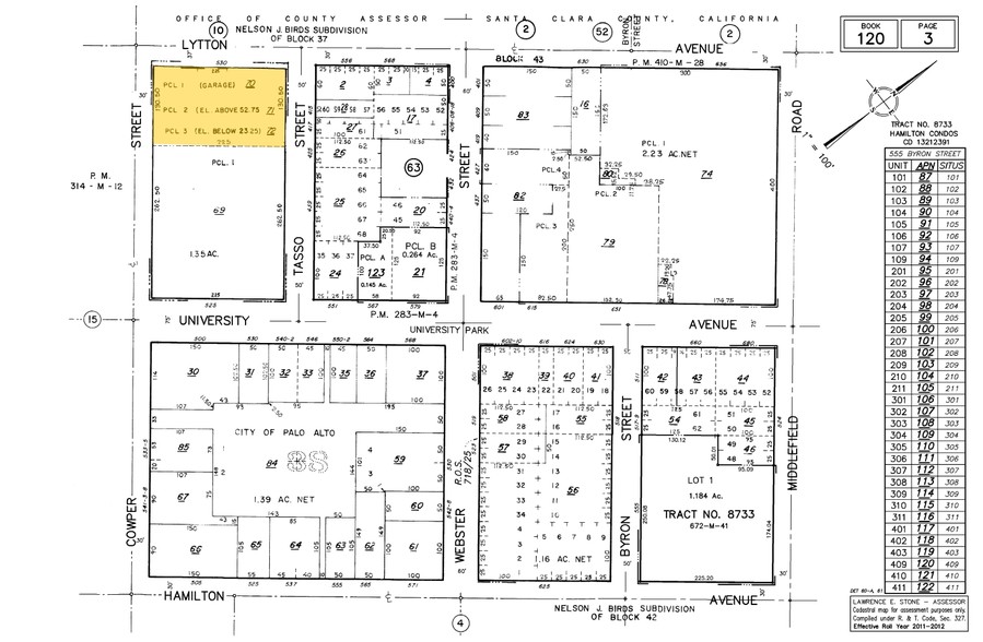 530 Lytton Ave, Palo Alto, CA for sale - Plat Map - Image 1 of 1