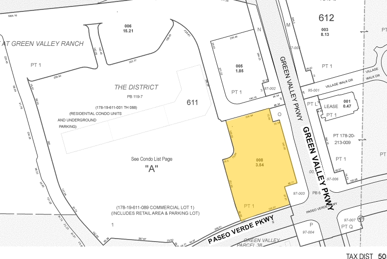 2200 Paseo Verde Pky, Henderson, NV for lease - Plat Map - Image 3 of 13