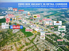 10695 E US Highway 36, Avon, IN - AERIAL  map view - Image1