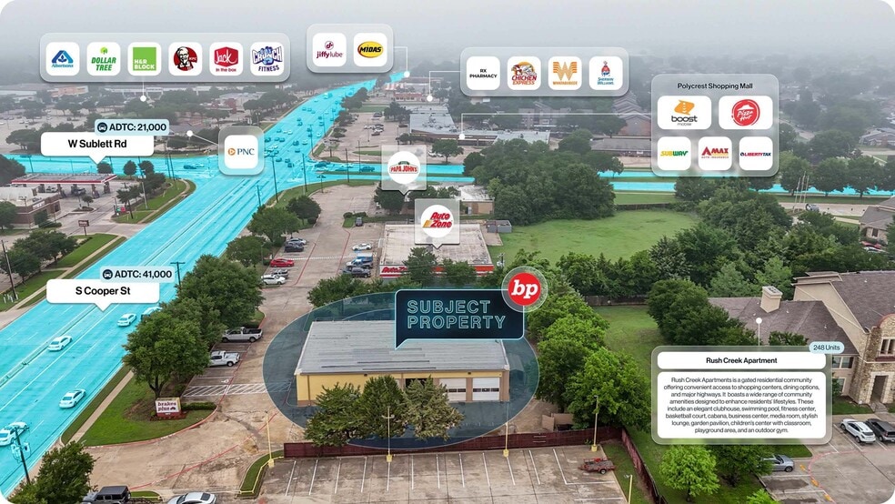 6017 S Cooper St, Arlington, TX for sale - Aerial - Image 2 of 2