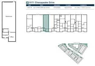 9103-9117 Chesapeake Dr, San Diego, CA for lease Floor Plan- Image 2 of 2