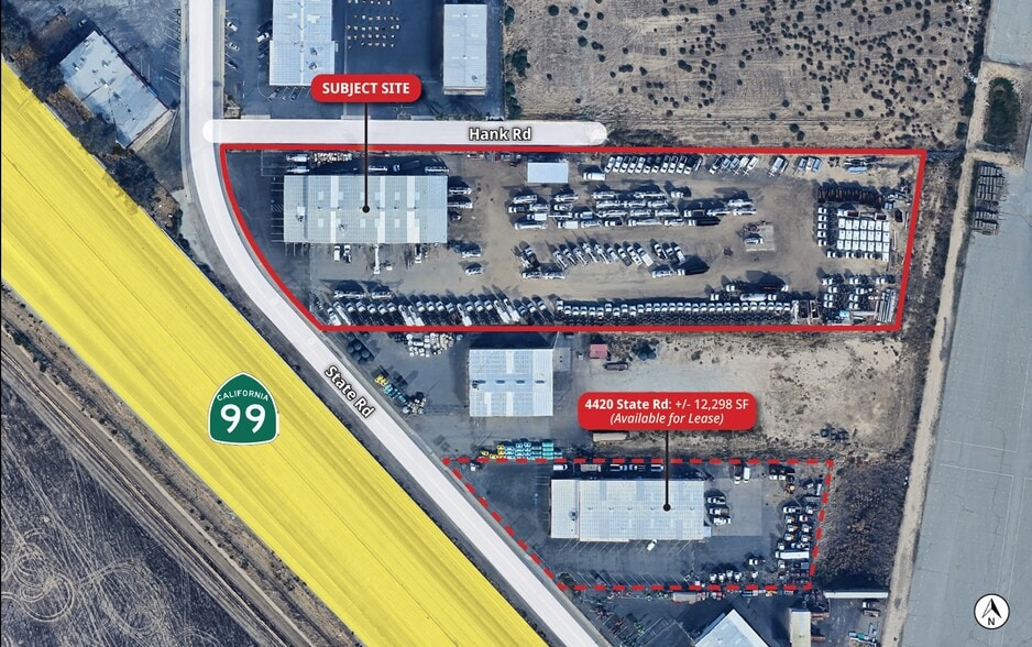 4500 State Rd, Bakersfield, CA for lease - Aerial - Image 2 of 14