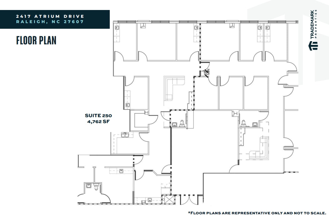2417 Atrium Dr, Raleigh, NC for lease Floor Plan- Image 1 of 1