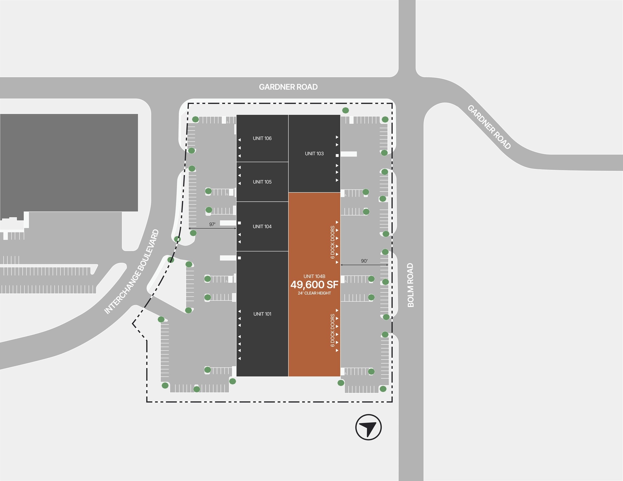845 Interchange Blvd, Austin, TX for lease Site Plan- Image 1 of 1