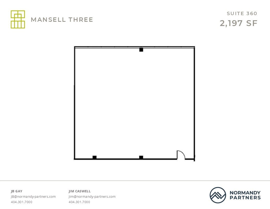 3600 Mansell Rd, Alpharetta, GA for lease Floor Plan- Image 1 of 1