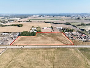 Corvallis-Lebanon Hwy 210, Tangent, OR - AERIAL  map view - Image1