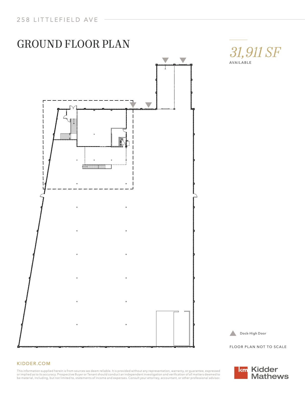 258 Littlefield Ave, South San Francisco, CA for lease Typical Floor Plan- Image 1 of 3