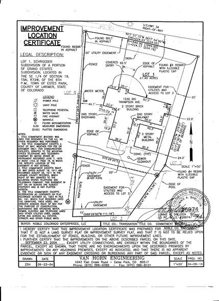 1230 Big Thompson Ave, Estes Park, CO for sale - Plat Map - Image 3 of 56