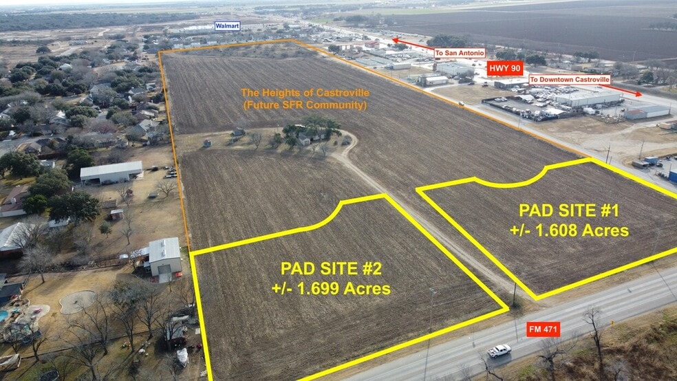 200 FM 471 N, Castroville, TX for lease - Aerial - Image 2 of 6