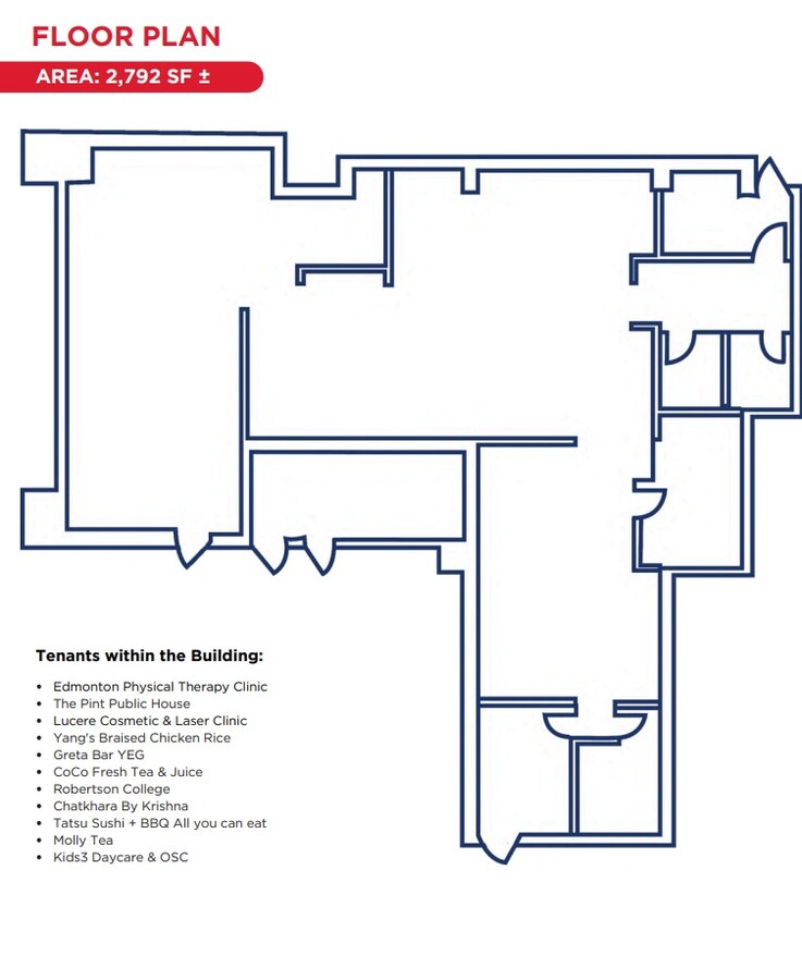 10125-10179 109th St NW, Edmonton, AB T5J 3M5 - Unit 10179 -  - Floor Plan - Image 1 of 1