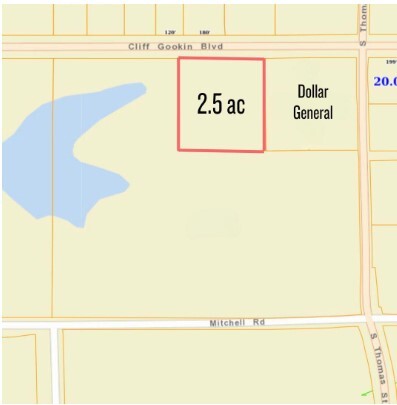 2375 S Thomas St, Tupelo, MS for sale - Plat Map - Image 1 of 1