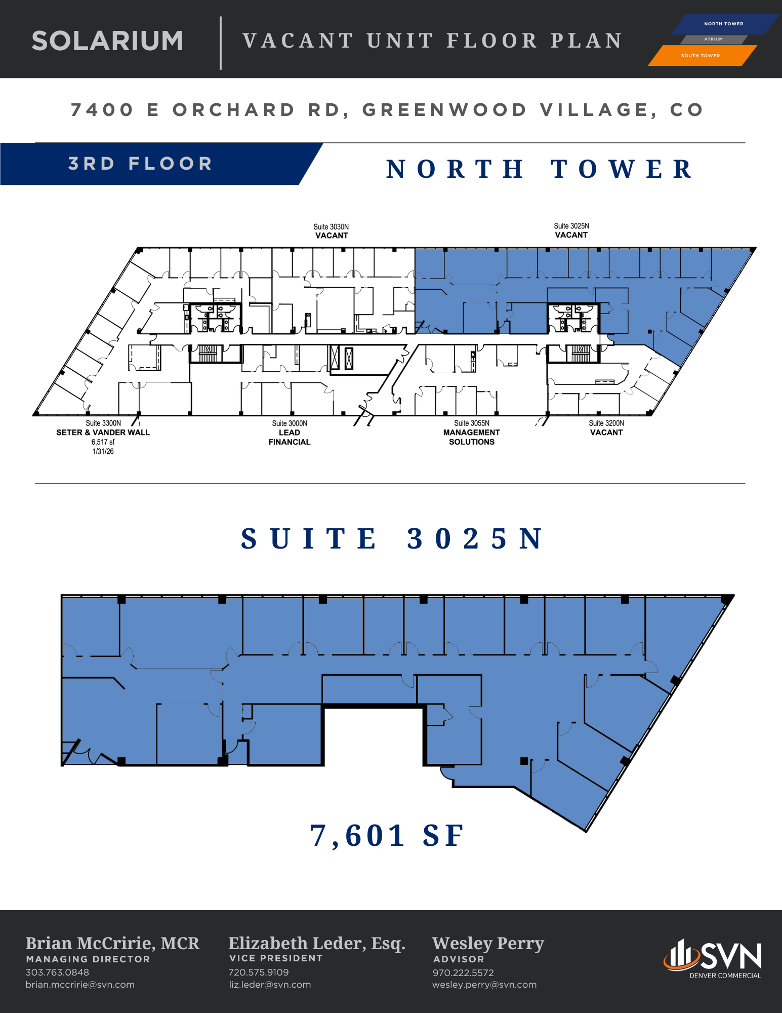 7400 E Orchard Rd, Greenwood Village, CO for lease Floor Plan- Image 1 of 1