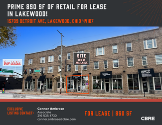 More details for 15703-15713 Detroit Ave, Lakewood, OH - Retail for Lease