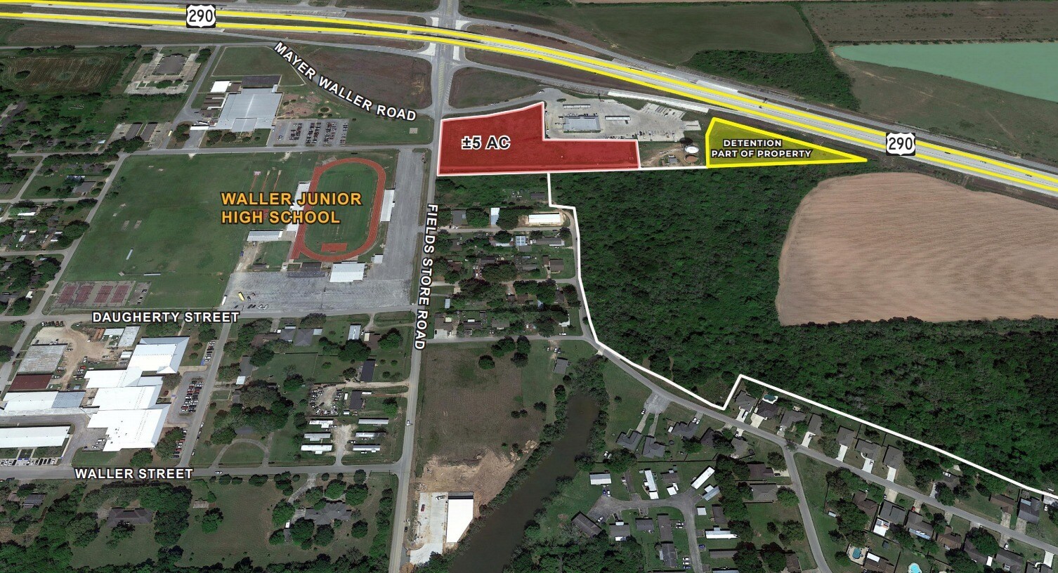 US Hwy 290 & Field Store Rd, Waller, TX for sale Aerial- Image 1 of 1