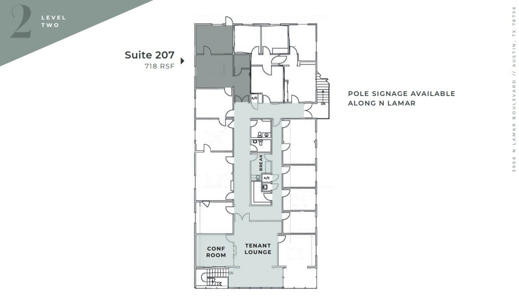 3906 N Lamar Blvd, Austin, TX for lease Floor Plan- Image 1 of 1
