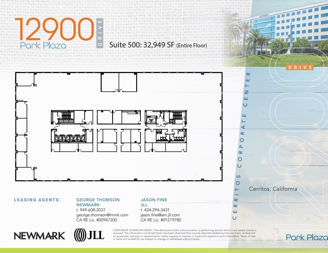 12900 Park Plaza Dr, Cerritos, CA for lease Floor Plan- Image 1 of 1