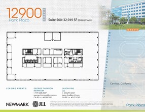 12900 Park Plaza Dr, Cerritos, CA for lease Floor Plan- Image 1 of 1