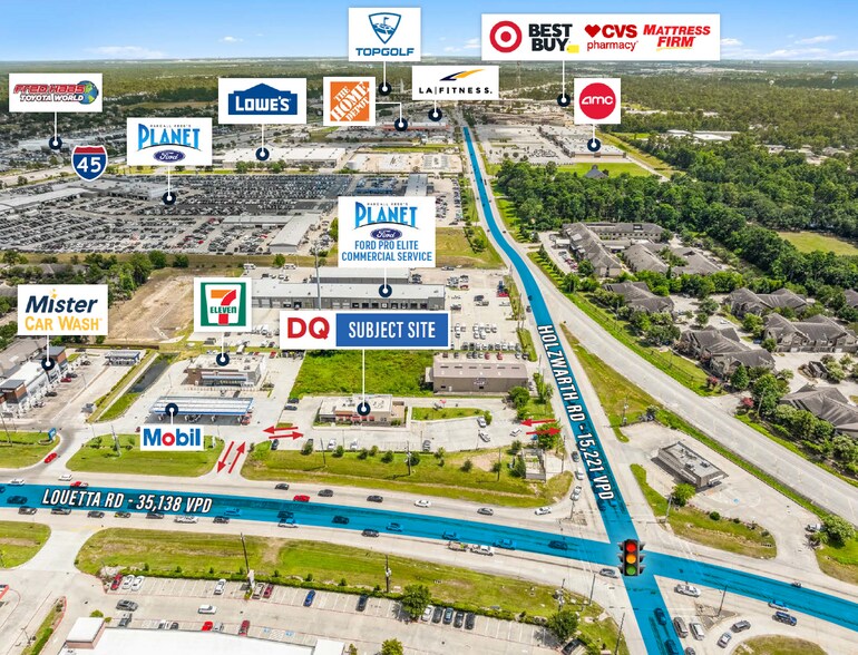 1651 Louetta Rd, Spring, TX for sale - Building Photo - Image 1 of 1