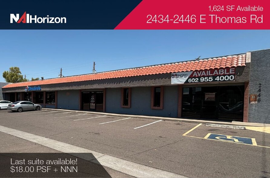 2434-2446 E Thomas Rd, Phoenix, AZ for lease - Building Photo - Image 1 of 4