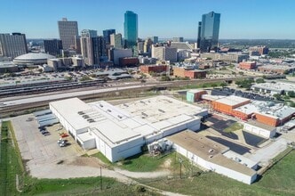 600 E 9th St, Fort Worth, TX - AERIAL  map view