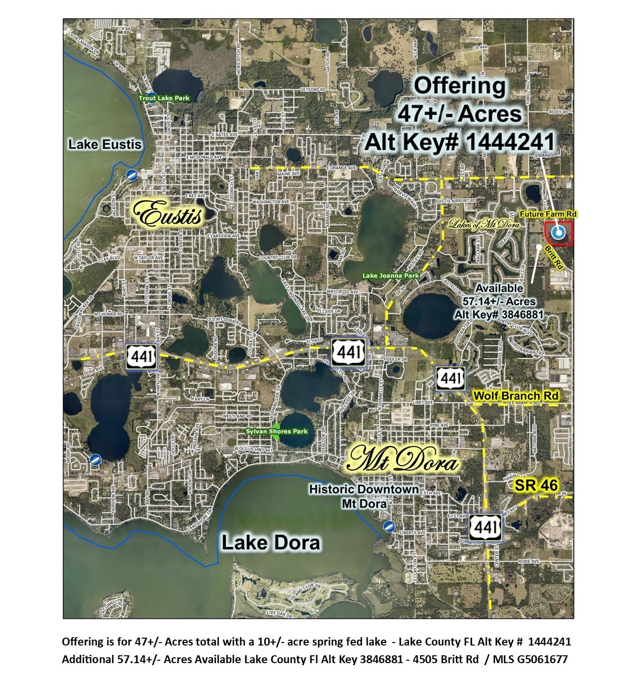 Future Farm & Britt Rd, Mount Dora, FL 32757 Owner Financing 47